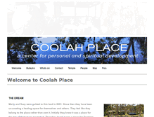 Tablet Screenshot of coolahplace.com